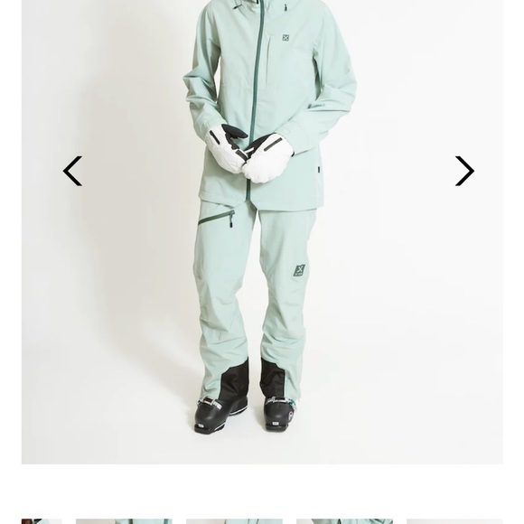 XTM Performance: Palladium ll Ladies Snow Shell Jacket Jade - Picture 9 of 13